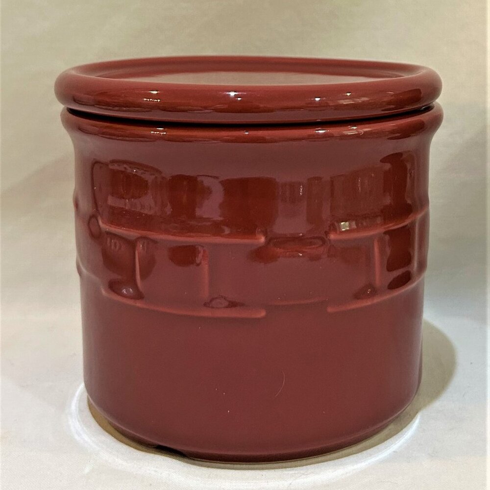 Ceramic Red Kitchen Canister